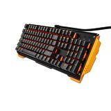 James Donkey 619S Sarı Aydınlatmalı Black/Brown Switch İng Q USB Gaming 104 Tuş Mekanik Klavye