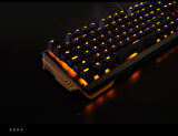 James Donkey 619S Sarı Aydınlatmalı Black/Brown Switch İng Q USB Gaming 104 Tuş Mekanik Klavye