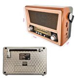 RADYO NOSTALJİ ŞARJLI BT/USB/SD/AUX/FM CAMERON CM-865BT