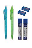 Tri Click Versatil Kalem 0.7 Mm 2 Adet 0.7 Mm uç 2 Adet Sınav Silgi 2 Adet