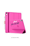 iPad Air 13 2025 M3 Çip Uyumlu Standlı Katlanabilir Fuchsia Smart Cover Tablet Kılıfı