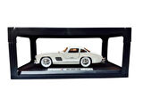 1:24 Metal Model Koleksiyon Araba Mercedes-Benz 300 SL Beyaz 21 CM CZ174B