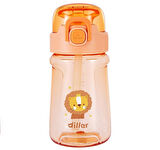 Bee Diller Tritan Pipetli Su Matarası 550Ml Turuncu