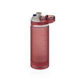 Diller Kilitli Kapak Taşıma Askılı Kırmızı Spor Matarası 790 ml