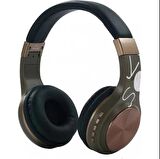 SY BT-1607 Kulaküstü Bluetooth Kulaklık Yeşil