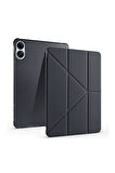 Poco Pad Pro 12.1 inç Xiaomi Uyumlu Kılıf Kalem Bölmeli Akıllı Uyku Modlu Standlı Kılıf