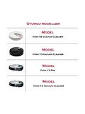 Xiaomi Vacuum Mop Pro Uyumlu Ana Fırça Kapağı - Beyaz
