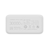 Xiaomi 30000 mAh Hızlı Şarj Powerbank Beyaz 