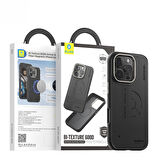 Blueo iPhone 16 Pro Bi-Texture Magnetic 600D Magsafe Armor Aramid Fiber Telefon Kılıfı