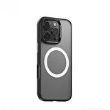 Blueo iPhone 16 Pro Max Uyumlu Siyah Skin-Friendly Anti-Drop Magnetic Magsafe Gen.2 Telefon Kılıfı