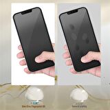 Iphone 12 Pro Max Uyumlu Tam Kaplayan Corning Gorilla Anti-Static Cam Ekran Koruyucu Darbe Emici