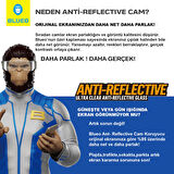 Anti-Reflective iPhone 12 Pro Uyumlu Ekrandan Bile Daha Net AR Cam Ekran Koruyucu