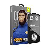 Iphone 14 Plus/13 Pro Max Uyumlu Tam Kaplayan Corning Gorilla Anti-Static Cam Ekran Koruyucu