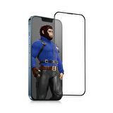 Iphone 14 Plus/13 Pro Max Uyumlu Tam Kaplayan Corning Gorilla Anti-Static Cam Ekran Koruyucu