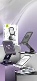 Blueo Mr.Gorilla Derin Mor Katlanabilir 360 Derece Dönebilen Kaydırmaz Telefon/Tablet Standı