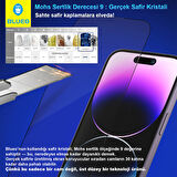 Sapphire iPhone 14 Pro Max Uyumlu Uygulama Aparatlı 9 MOhs %99.99 Orijinal Safir Ekran Koruyucu