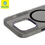 B49 Ultra Clear Anti-Drop Magsafe Kılıf iPhone 14 Pro Max Mor
