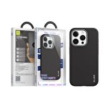 iPhone 14 Pro Gerçek Deri Premium Magsafe Kılıf Siyah