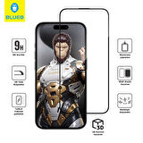 Full Glue iPhone 15 Pro Max Uyumlu Uygulama Aparatlı Kavisli ince Tam Kaplayan Cam Ekran Koruyucu