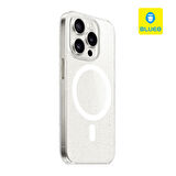 Blueo iPhone 15 Uyumlu Crystal Pro Drop Resistance Magsafe Glitter Transparent Telefon Kılıfı