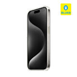 Blueo iPhone 15 Uyumlu Crystal Pro Drop Resistance Magsafe Glitter Transparent Telefon Kılıfı