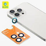 Blueo iPhone 14 / 14 Plus Uyumlu Renkli Metal Çerçeve Lens Koruyucu