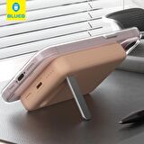 Blueo Magsafe Kablosuz Şarj Standlı 10000 mAh Powerbank Pembe