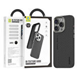 Blueo Bi-Texture 15 Pro Max Uyumlu  Magnetic 600D Air Aramid Fiber  Telefon Kılıfı