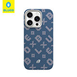 iPhone 15 Pro Uyumlu MagSafe Özellikli Orijinal Karbon Gilded Tactile Aramid Fiber ince Slim Kılıf