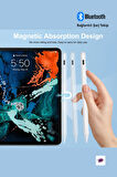 iPad 10,9 10.nesil Uyumlu Avuç Içi Reddetmeli Dokunmatik Fuchsia Özel Çizim Ve Yazı Kalemi