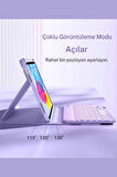 iPad 10. 11. Nesil Uyumlu Model A3354, A3355, A3356 A2696, A2757, A2777, A3162 Klavyeli Tablet Kılıfı