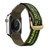 Dux Ducis Apple Watch 42-44-45MM için Kayış Kordon Lylon Loop