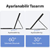 Dux Ducis SM Galaxy Tab S8 Plus-S7 Plus-S7 FE ile Uyumlu Bluetooth Klavye Touchpad Kılıf