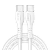 DUX DUCİS Type-C PD 60W QC4.0 Hızlı Şarj Kablosu 1 Metre BEYAZ