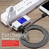 DUX DUCIS Usb Type C Kopmaz Yırtılmaz Usb kablo Hızlı Şarj 1 metre