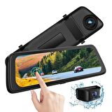 DDPAI Mola E3 1440P HD 10 İnç Dokunmatik Ekran Dikiz Aynası Akıllı Araç Kamerası