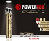 Powertec TR-1818 Kablosuz Kuru Sakal-Ense Çok Amaçlı Tıraş Makinesi 