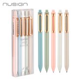NUSIGN   Jel Kalem 0.5 mm İnce Uç Pürüzsüz Yazı  Kalemi 5 Adet