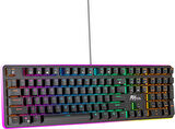Royal Kludge RK918 Red Switch Siyah PBT RGB Kablolu US Gaming Mekanik Klavye