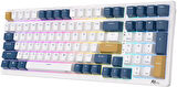 Royal Kludge RK98 Beyaz-Mavi RGB Kablosuz US Gaming Klavye