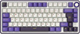 Royal Kludge R75 75% Kablolu Türkçe Gaming Klavye (Beyaz-Mor)