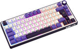 Royal Kludge R75 75% Kablolu Türkçe Gaming Klavye (Beyaz-Mor)