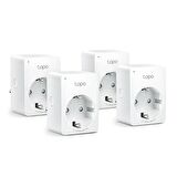 TP-LINK Min Mini Smart Wi-Fi Socket (4-pack) TAPO-P100-4P