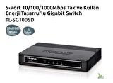 TP-Link TL-SG1005D 5 Port 10/100/1000 Mbps Gigabit Switch