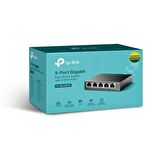 Tp-Link TL-SG105PE 5 Port 4 Port Poe+ 10-100-1000 Mbps  Easy Smart Switch Çelik Kasa