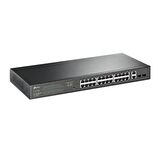 Tp-Link TL-SG1428PE 24 Port 10-100-1000 Poe+ Switch 2 Port SFP Çelik Kasa Rack Mount