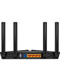 TP-Link Archer AX20, AX1800 Mbps, Fiber Destekli, 4 Gigabit LAN Portları + 1 USB 2.0 Port, WPA3,  Çift Çekirdekli İşlemci, Oyun için İdeal Xbox/PS/Steam ve 4K, Dual-Band Wi-Fi 6 Router OUTLET
