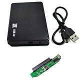 Harici Hdd Kasası 2.5 İnç Hdd Usb 2.0 Hdd Muhafaza Desteği 1Tb 2Tb
