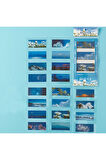 Nature Temalı 5 Farklı Dizayn Pet Index • Index Sticker • Post-it • Sticky Note (GGK-MI111)