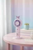 Sanrio Lisanslı Kuromi 1200mAh Taşınabilir Mini Fan – Şarj Edilebilir Serinletici 13,6 Cm